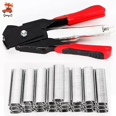 Type M Nail Ring Pliers Hog Ring Pliers With 2500 C Clips Seat Covers Repair • $38