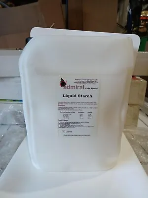 £25.95 • Buy 20 Liter Liquid Laundry Starch Solution For Professional &Industrial Textile Use