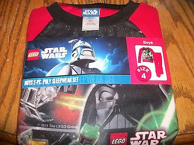 $9.99 • Buy Star Wars Lego Very Nice Darth Vader 2 Pcs Set NWT 4 Pajamas
