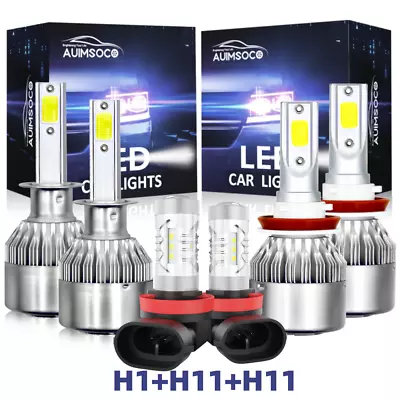 Para For Ford Focus 2012-2018 Faros LED Alto Bajo + Bombilla De Luz Antiniebla • $39.99