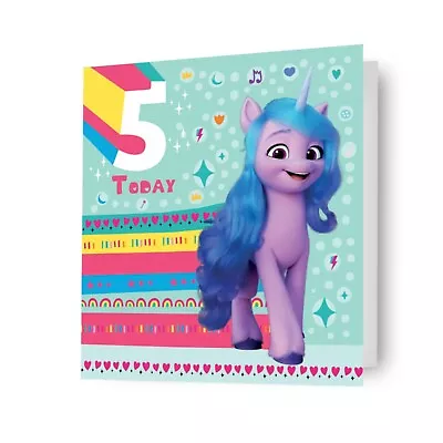 Birthday Card My Little Pony Age 5 Birthday Card Includes Envelope 7 X 6 Inches • £2.38