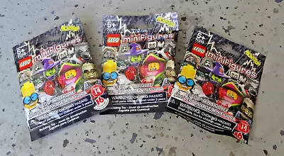 LEGO 71010 Minifigures Series 14 Retired Mystery Bag Sealed Lot Of 3 Packs • $24.99