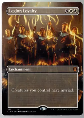 Legion Loyalty 371 Mythic Borderless Baldur's Gate Magic The Gathering NM • $3.49