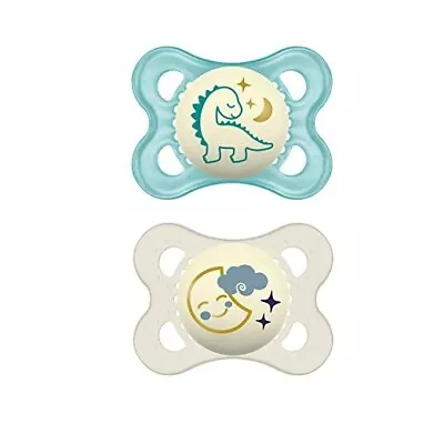 Mam Original Night Glow In The Dark Pacifier With Sterilizer Mam Box 0-6m • $10.99