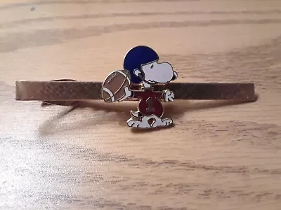 Vintage Aviva Snoopy Football Quarterback 3 Inch Tie Bar • $9.95