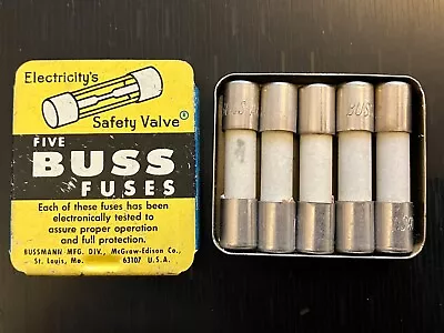 Vintage   BUSS   Auto Fuses X 5   New / Old Stock • £11.99