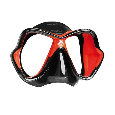 Mares X-Vision Ultra Liquidskin Scuba Diving Snorkeling Mask Red Black • $119.95