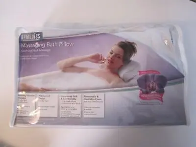 Homedics Massaging Bath Pillow Soothing Neck Massager Battery Operated • $15.95