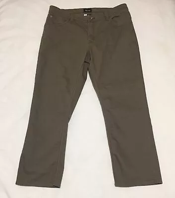 Marmot Morrison Jeans Mens 40 OD Brown Green Casual Denim Pants Outdoor Active • $29.95