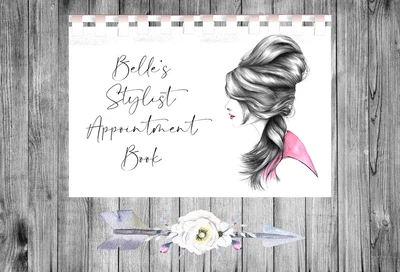 £9.95 • Buy Personalised A4 Appointment Book/Diary - Beauty - Makeup - Hair - BP23