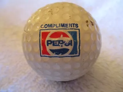 VINTAGE COMPLIMENTS PEPSI LOGO SINGLE GOLF BALL Collectible WILSON K-28 • $4.99