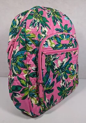 Vera Bradley Tropical Paradise Quilted Backpack Bottle Pockets NWOT  • $60