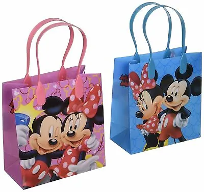 12 Pcs Disney Mickey Minnie Goody Gift Bag Child Party Favor Birthday Supply • $16.95