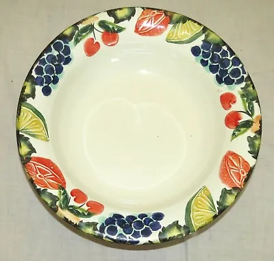 $62.15 • Buy Ceramica ARM Made In Italy Hand Painted 13.5 X 3.25 Ins Salad Serving Pasta Bowl