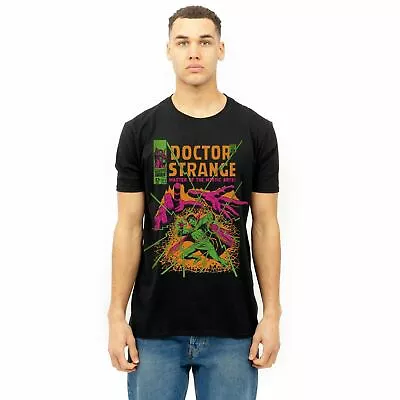 Marvel Mens T-shirt Doctor Strange Master Black S-XXL Official • £13.99