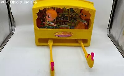 Vintage 1960's Kiddie Komedy Theatre Puppets Play Set By Mattel • $9.99