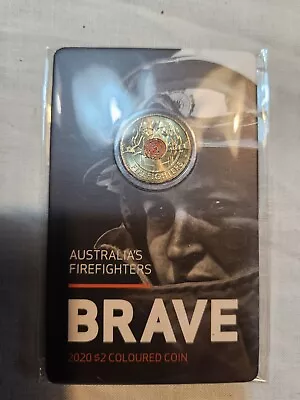 2020 Brave - Australia's Firefighters $2 Dollar Coin Uncirculated Carded • $22