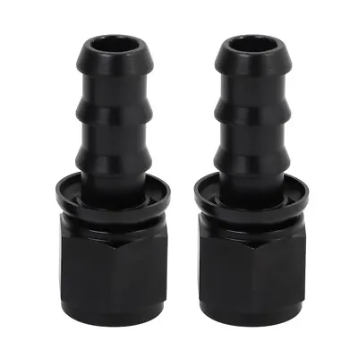 LokoCar Push Lock Hose Fittings 10AN Straight End For 5/8“ Rubber Fuel Line 2Pcs • $12.99