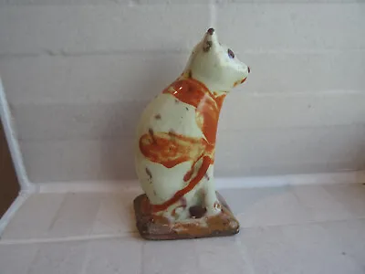 £395 • Buy Ultra Rare Antique Bovey Tracey Pottery Cat Figurine C. 1800
