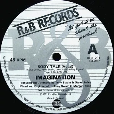 Imagination - Body Talk (12  Single) • £10.49