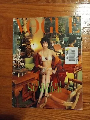 Vintage Vogue Italia Magazine July 2000 Alessandro Dell'Aqua  • $44.44