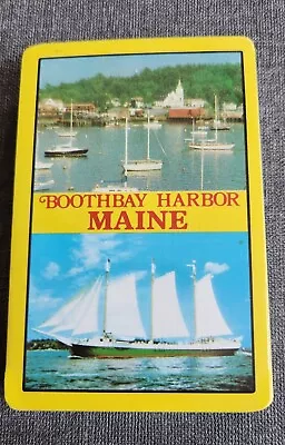 Vintage Boothbay Harbor Maine  New Sealed Playing Cards Deck* British Hong Kong • $12