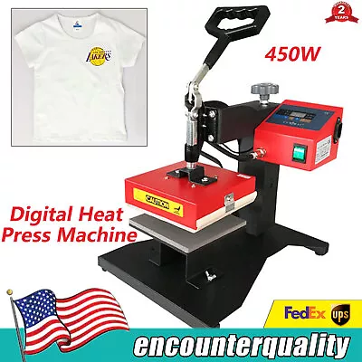 5.9''X5.9'' Digital Heat Press Machine Sublimation Mouse Pad T-Shirt Printer • $110.20