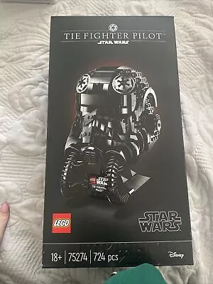 LEGO 75274: TIE Fighter Pilot Helmet STAR WARS HELMET MIB Factory Sealed Retired • $450