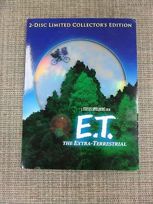 E.T. The Extra Terrestrial Steven Spielberg 2 DVD Limited Collector's Edition • $4.79