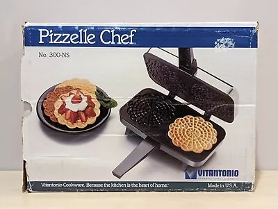 Vitantonio Pizzelle Chef Italian Cookie Maker Baker Model 300 NS Non Stick  • $69.50