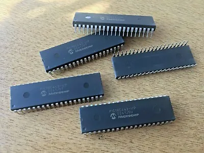5 X Microchip PIC18LC442-I/P  18C Microcontroller 8-Bit  40MHz  40 PIN DIP  HU18 • £9.95