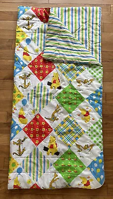 Winnie The Pooh Collection Sleeping Bag Sears Blanket Quilt Vintage • $60