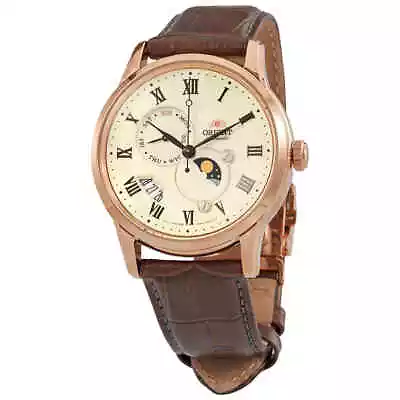 Orient Sun And Moon Automatic Champagne Dial Men's Watch RA-AK0007S10B • $303.99