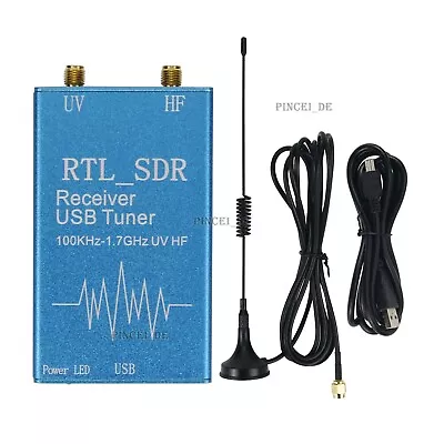 820T For RTL SDR Receiver USB Tuner 100KHz-1.7GHz UV HF RTL2832U + R820T • $30