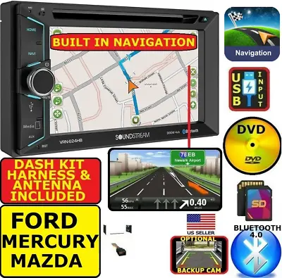 FORD MERCURY MAZDA GPS NAVIGATION SYSTEM CD DVD USB BLUETOOTH CAR RADIO Stereo • $299.99
