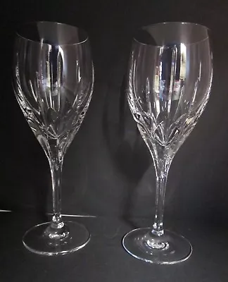 2 X Edinburgh Crystal International - SONATA Wine Glasses. • £19.99