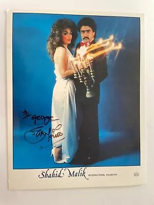 Shahid Malik - Magician - Original Hand Signed Autograph • £9.95