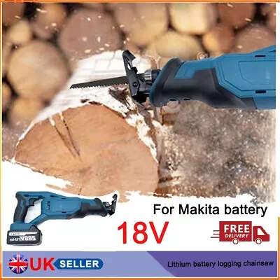 18V Makita DJR186Z Wireless LXT Lithium-Ion Handheld Reciprocating Saw Body • £29.95