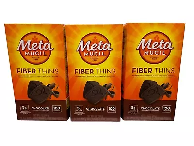 Metamucil Digestive Health Fiber Thins 3pk - Chocolate • $24.95