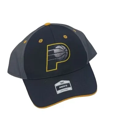 Adjustable Hook And Loop Indiana Pacers Basketball Cap/ Hat One Size Fits Most • $15.01