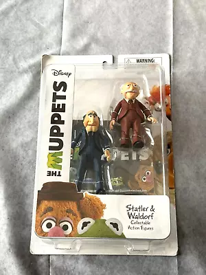 STATLER & WALDORF Action Figures THE MUPPETS Diamond Select Toys DISNEY 2016 • $49.99