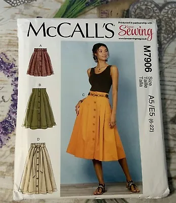 FASHION PATTERN STUNNING SKIRTS UP TO LARGE SIZES 6-22 BY McCALL’S • £10.99