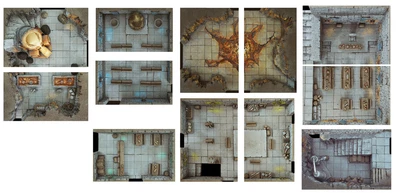 $7.95 • Buy Dwarven Dungeon Tiles Set A, Digital Download D&D RPG Dragons Dnd Pathfinder