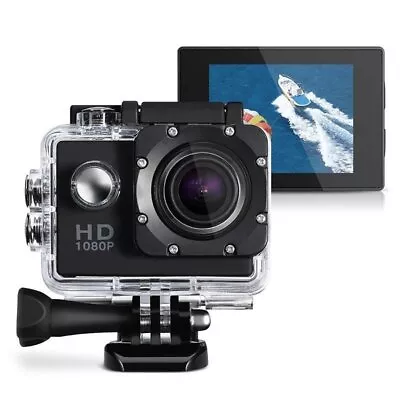 Ultra HD 1080P Sports Camera Action Camcorder DV Camera Go Cam Pro Waterproof • £18.99