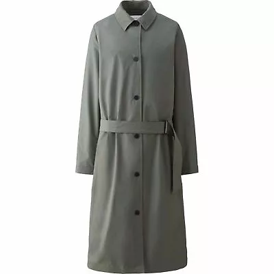 Uniqlo Women's Lemaire A Line Coat Khaki Medium 🔥🔥 • $59.99