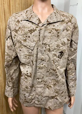 USMC MARPAT Desert Camo Blouse Shirt Medium Regular MCCUU FREE CONUS SHIPPING • $25