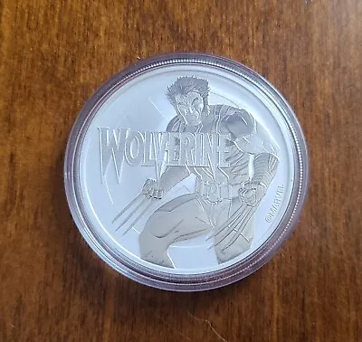 2021 Tuvalu Marvel Comics Wolverine 1 Oz .999 Silver BU Coin $1 Perth Mint • $99