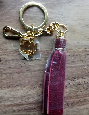 MCM Leather Tassel Charm Keychain • $70