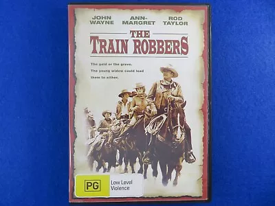 The Train Robbers - John Wayne - DVD - Region 4 - Fast Postage !! • $5.82