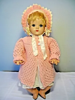 VINTAGE 20  MADAME ALEXANDER MCGUFFEY/LITTLE GENIUS COMPOSITION And CLOTH DOLL  • $95